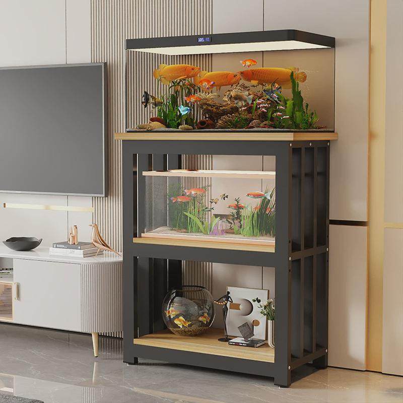 c！柜家用铁艺鱼缸架底柜客厅水族箱鱼缸底座简易多层鱼缸柜置物,宠物/宠物食品及用品,桌面缸,淘宝优惠券,粉丝福利购,淘宝优惠卷