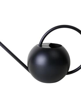 长嘴喷壶不锈钢浇花灰色复古欧式手提多肉绿植盆栽洒水器黑白壶