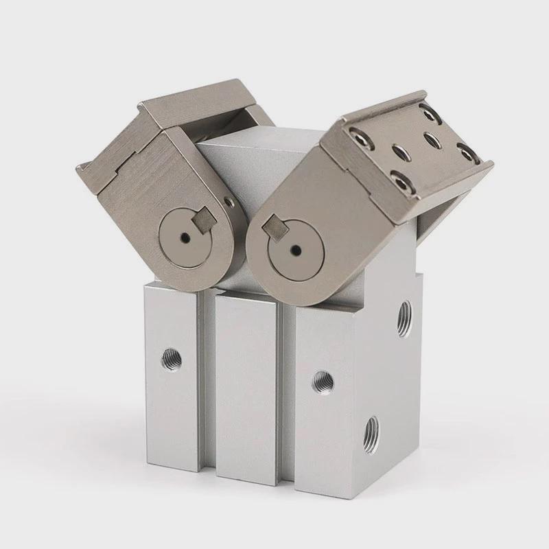 气动元件MHW2齿轮式气爪气缸微型气缸平行机械夹爪20/32/40/50