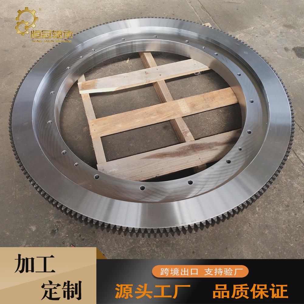 非标锥形齿大齿轮齿圈锻造大齿轮6级齿轮精度大型特大型齿轮