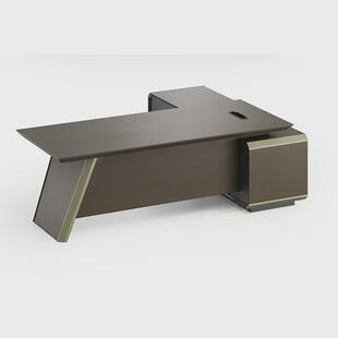 老板桌版式简约总裁经理1人位主管单人办公桌椅柜组合小型大班桌