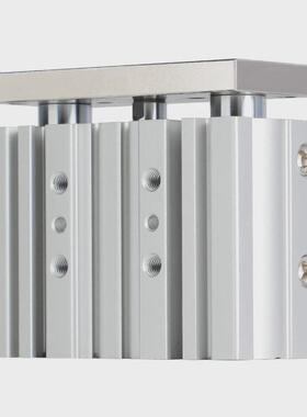 三三杆mgpm轴气缸12x25-16x50-25x150可调缓冲带导杆气缸