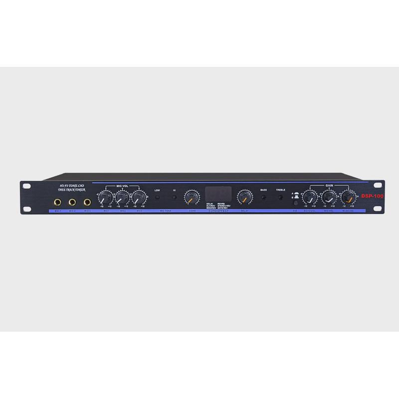dsp-100专业前级效果器卡拉ok前级效果器多场使用景混响效果器