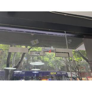 jy@jy无框玻璃门限位器防推固定器开单向外阻门器挡门档内止摆器