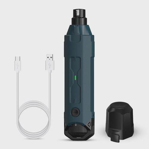 爆款新款宠物6档调速磨甲器led灯自动修甲器电动指甲剪
