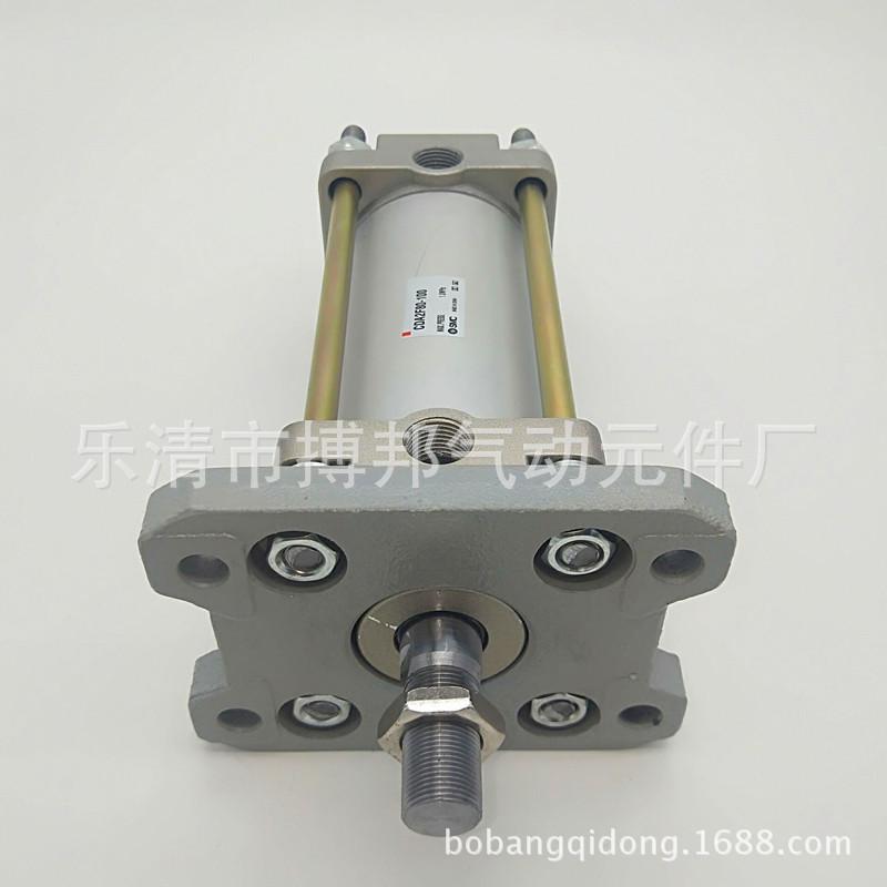 smc拉杆气缸ca2气缸cda2f100x100带法兰气缸拉杆标准气缸