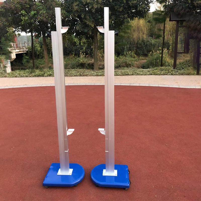 跳高训练器材中小学生比赛专用铝合金跳高架可升降铁质镀锌跳高杆