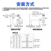 亚德客型材端气缸带锁锁锁紧气缸bsc32/40/50/63/80/100/200/300/