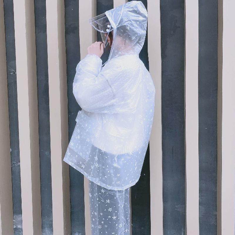 雨衣加厚女士男款透明成人大人便携钓鱼长款全身防暴雨一次性雨披