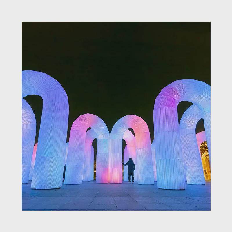 充气发光拱门网红开业七彩变色u型门彩虹门商场打卡庆典活动装饰,节庆用品/礼品,充气气模,淘宝优惠券,粉丝福利购,淘宝优惠卷