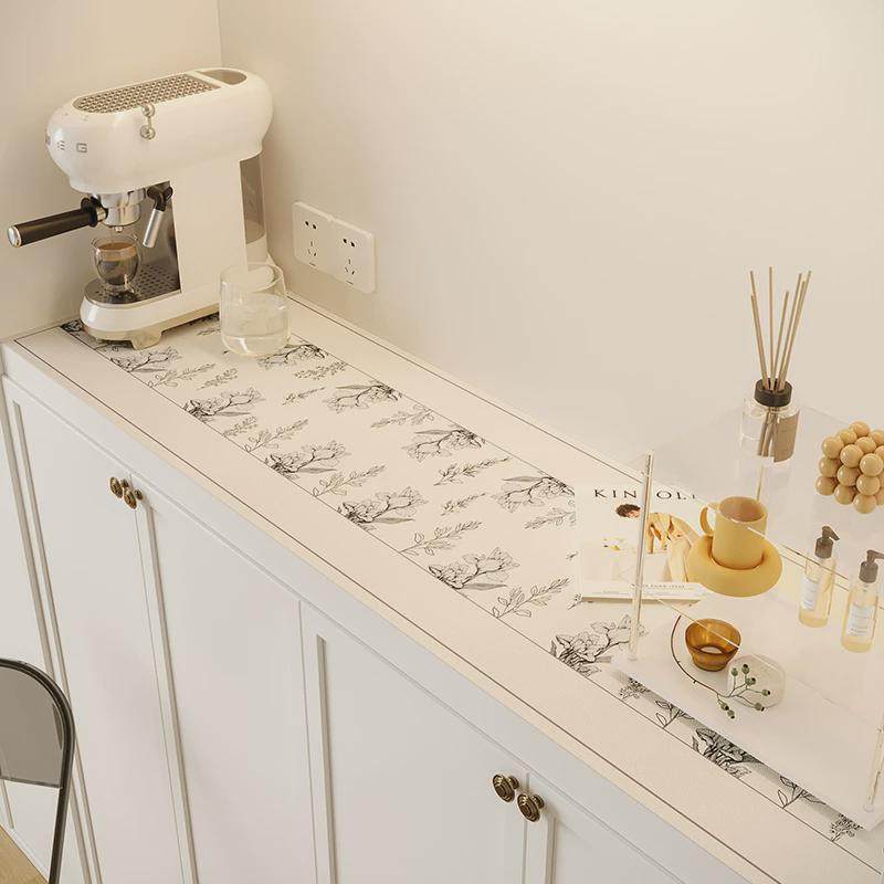 电视柜桌布皮革桌垫餐边柜垫子防烫防水防油免洗长方形茶几桌垫,居家布艺,桌布,淘宝优惠券,粉丝福利购,淘宝优惠卷