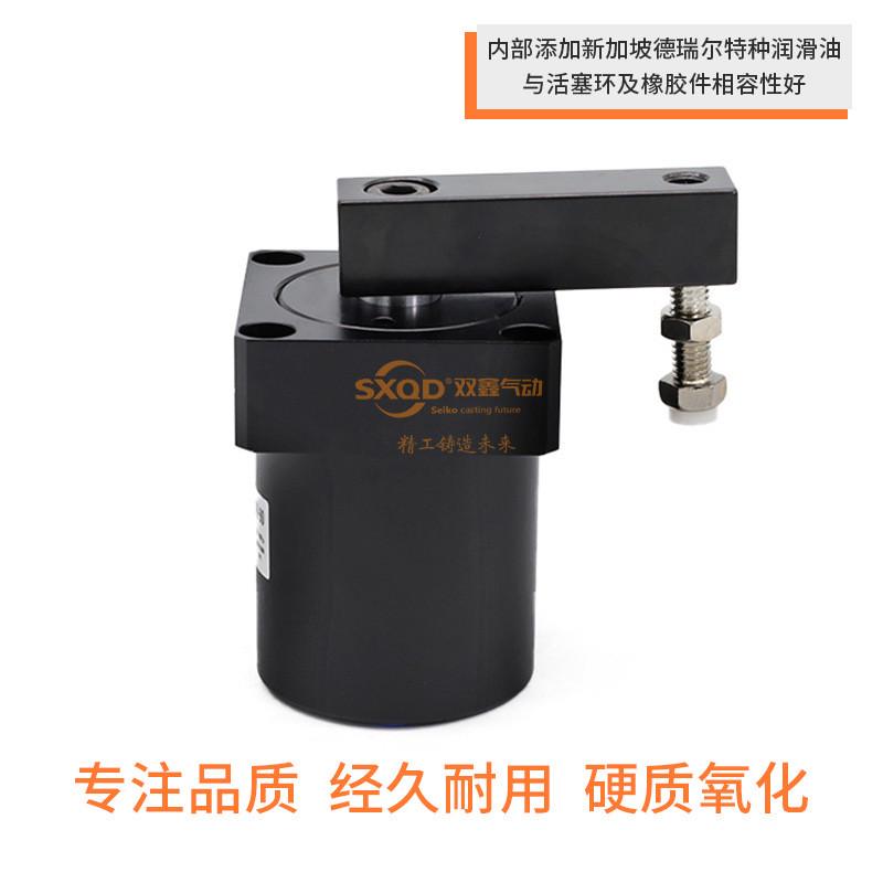 热销型法兰转角下压夹紧气缸asc-fa2532405063-s-d-r/lx45x60x90