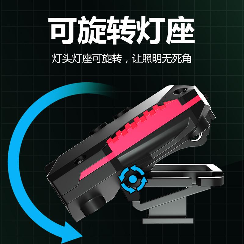 锐豹厂家头灯led钓鱼专用夹帽灯夜钓感应头戴式强光充电户外头灯