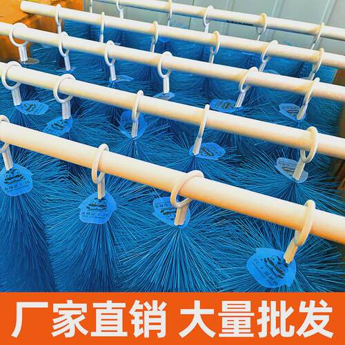 鱼池过滤毛刷滤材锦鲤鱼池过滤刷毛刷过滤304不锈钢毛刷养殖毛刷
