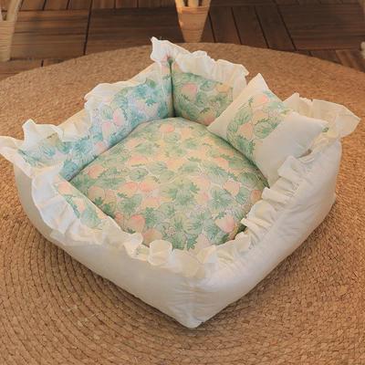 in宠物床耐咬降温可拆洗小型犬四季通用夏季宠物窝垫狗窝猫窝垫子