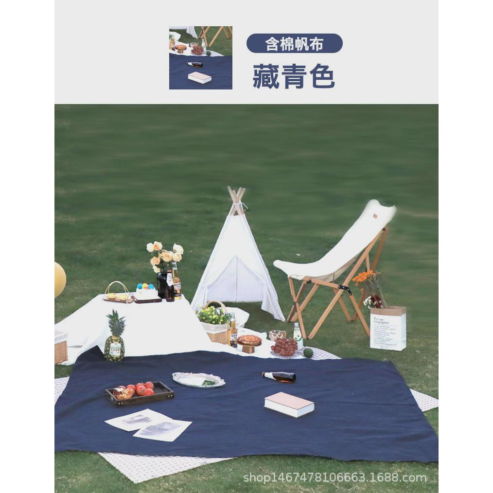 2023新款纯色皮料野餐垫ins搭配野餐新风尚高级感提手