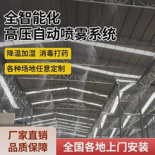 雾森机造雾系统花园水池园林假山网红景区高压人造雾喷淋造雾景观