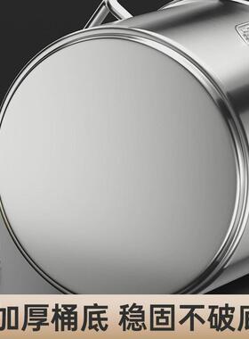 热销304桶烧大容量不锈钢汤桶密封装耐特厚加高食堂储水桶饭堂汤