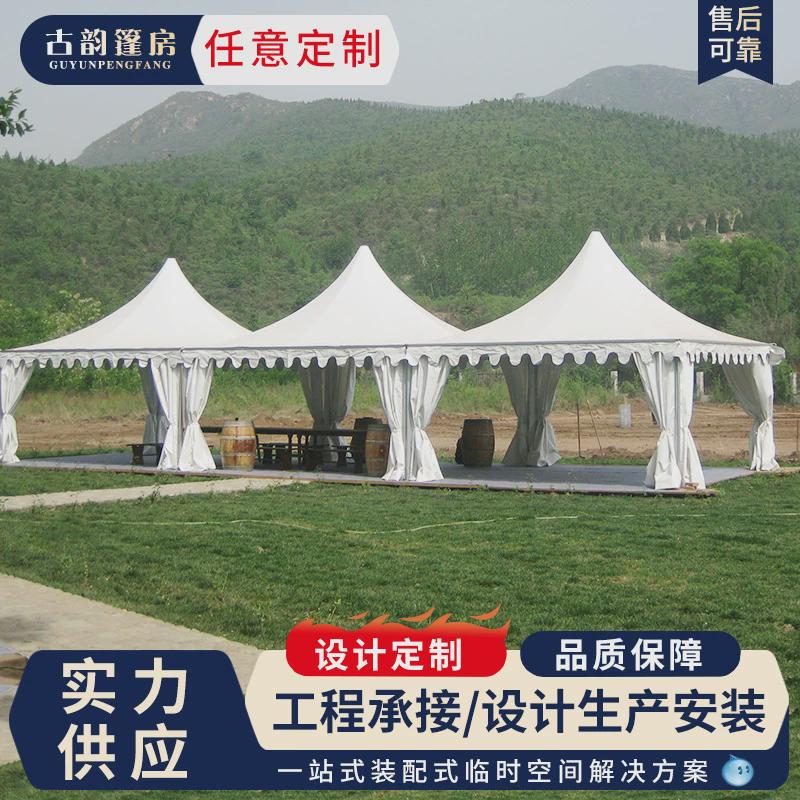铝合金篷房户外活动展会展览尖顶夜宵tent3×3夜市篷房宝塔帐篷