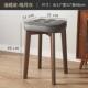 软包实木凳子餐椅家用现代简约餐桌椅子小板凳客厅可叠放矮凳方凳