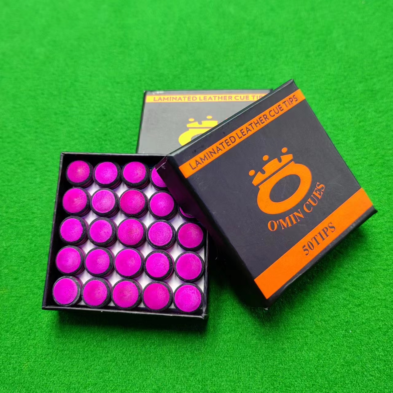 台球杆皮头O’Min/奥秘彩虹皮头