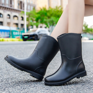 2026新款雨鞋女款短筒雨靴时尚冬季水鞋厨房成人防滑防水耐磨胶鞋