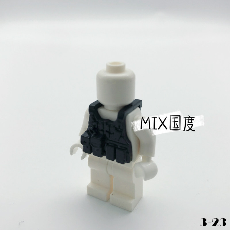 MIX国度新爆款配件第三方防弹衣战术背心兼容SYC乐得品高古笛积木