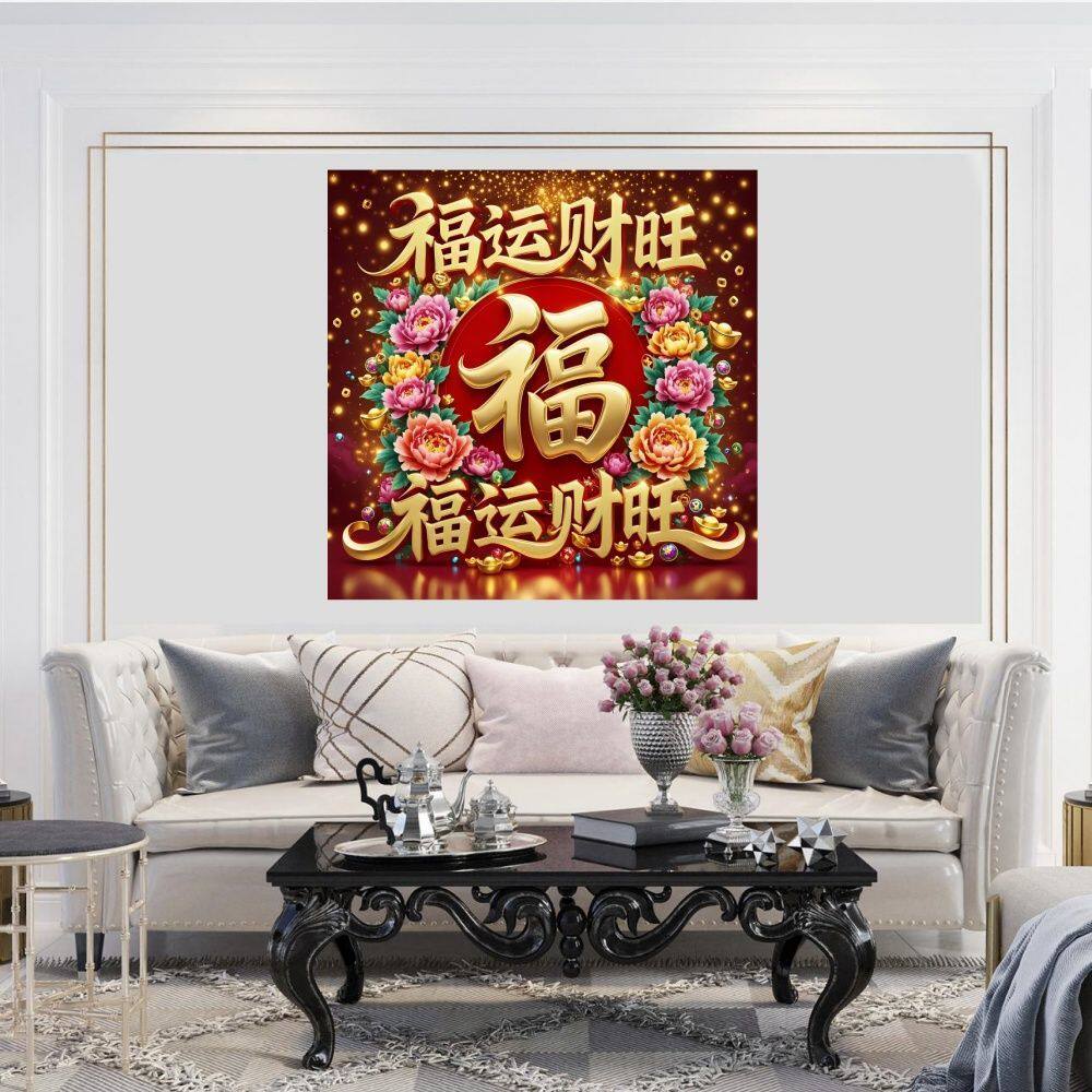 福运财旺财源滚滚贴纸客