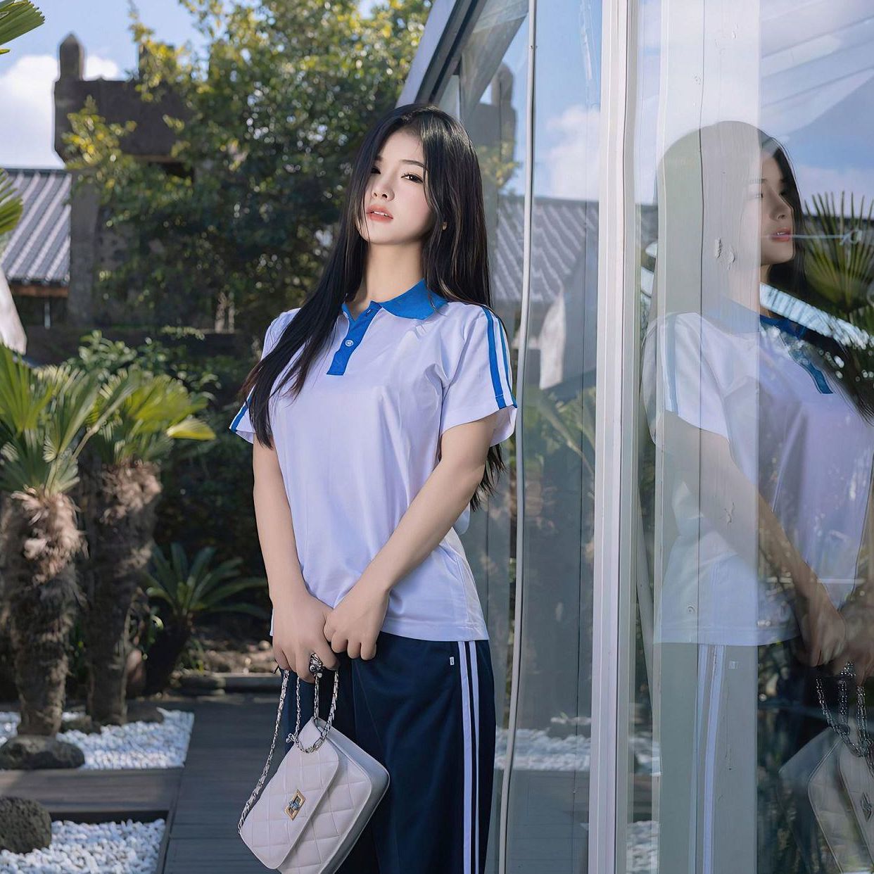 性感美女学生制服写真装