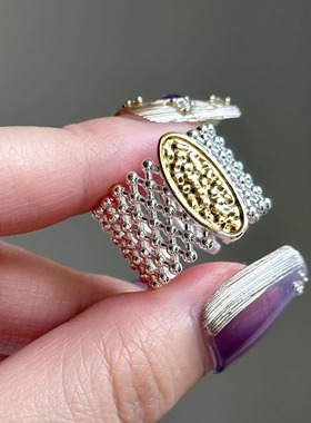 B.treasure 菲比首饰小众饰品中古饰品Vintage复古戒指美拉德戒指