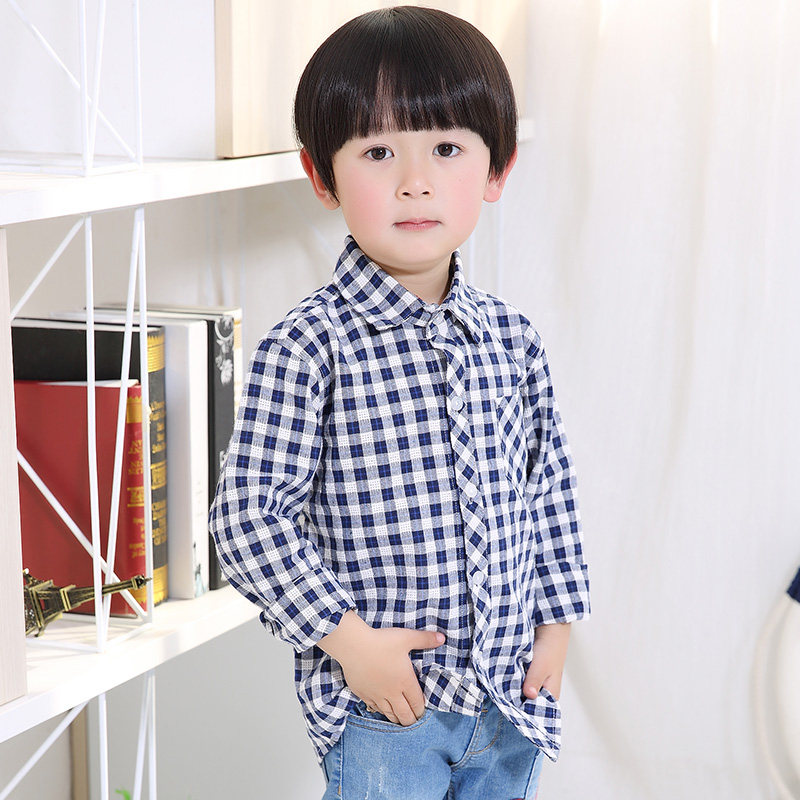 Chemise garcon à manche longue - Ref 2077035 Image 1