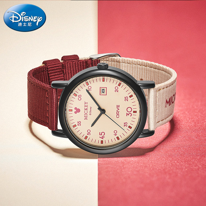 迪士尼官方正品手表女款学生初高中女生2025新款儿童女孩考试专用