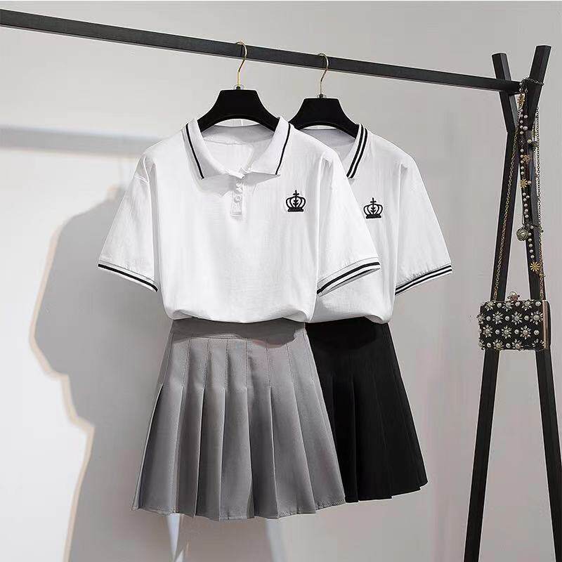 2021夏季学院风工作服校园风半身