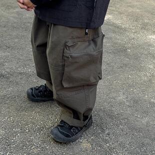 子春秋款 裤 2025春装 儿童潮酷大口袋工装 痞帅风 新品 米修叻男童裤