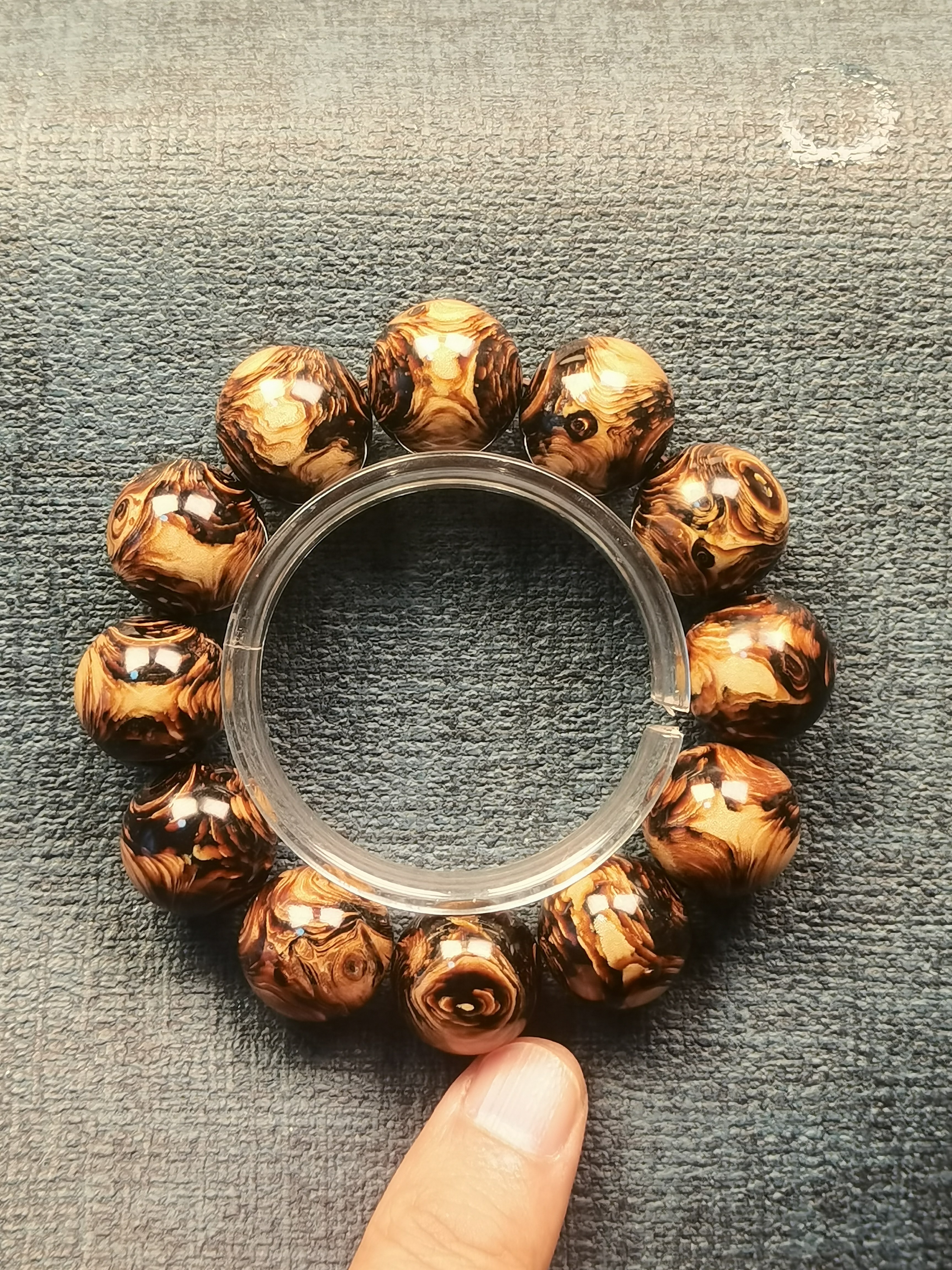 海柳手串圆珠20.8克编号C988，67.7克重