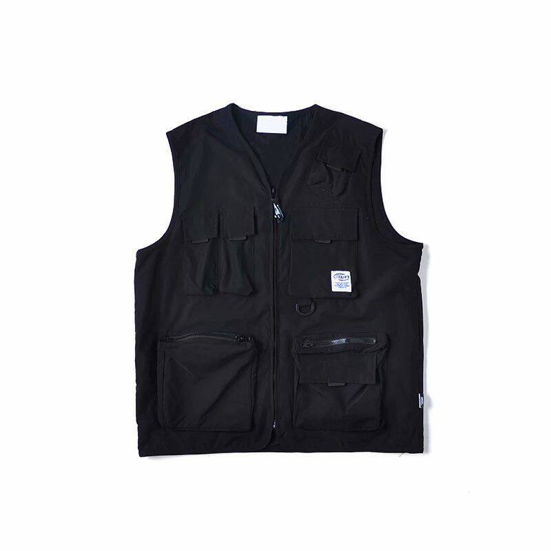 DARK FUNCTION TACTICAL TOOLING VEST MALE LOOSE TIDE BRAND INS WILD TREND MULTI-POCKET VEST VEST JACKET