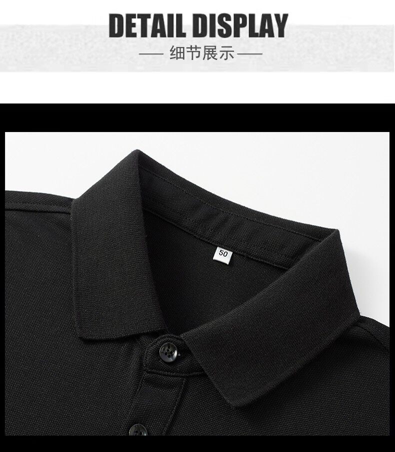 MENS LAPEL POLO SHIRT WORN BY CLEARANCE AND LEAKAGE BUSINESS PLUS SIZE DIRT RESISTANT AND WEARABLE SHORT-SLEEVED T-SHIRT AS A BASE