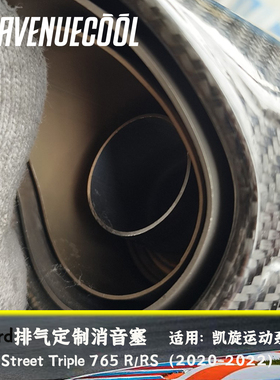 凯旋 小青蛙 StreetTriple 765 R/RS 20-22款 Zard排气 消音塞