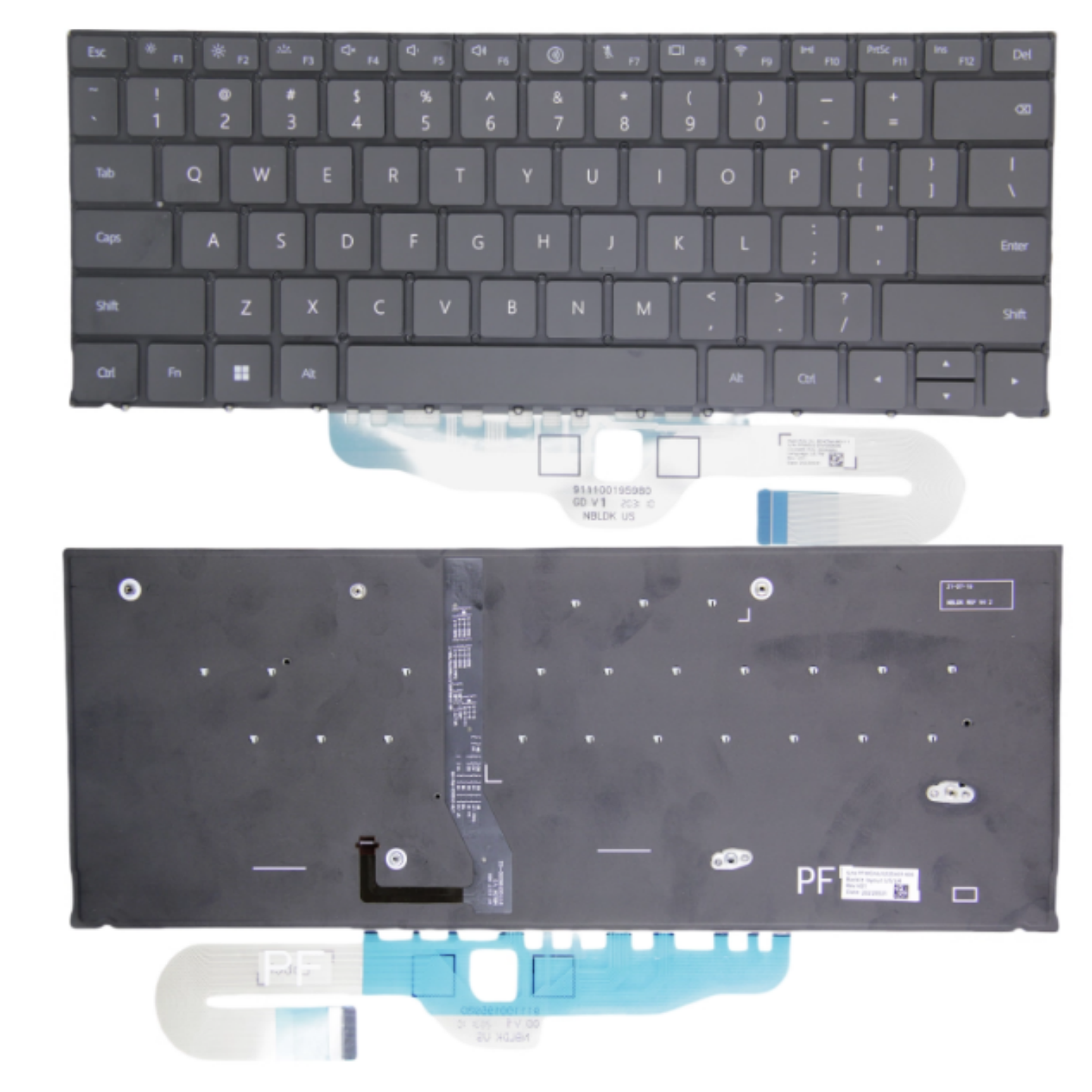 适用 华为MateBook X Pro MRG-W76/W56 MRGF-X/16键盘MRGFG-32/16