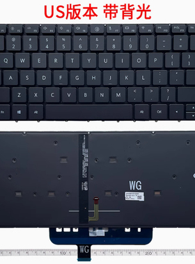 适用华为MateBook CREFG-32 CREF-16 MRG HKFG-16-32键盘EMF-16