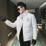 社会小伙羽绒服保暖外套修身羽绒衣A343-CF45-P155控185白1，男装棉衣，电商A343