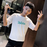 夏季短袖T恤衫社会小伙宽松半袖tee潮A343-TX217-P40控60黑，男装T恤，电商A343