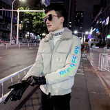 社会精神小伙毛领保暖棉衣棉袄棉服A343-CF50-P138控178黄，男装棉衣，电商A343