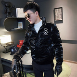 社会小伙羽绒服保暖外套修身羽绒衣A343-CF45-P155控185白1，男装棉衣，电商A343