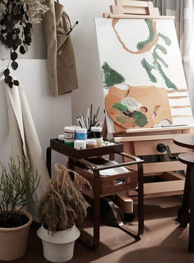 创意潮流绘画主题家居饰品摆件