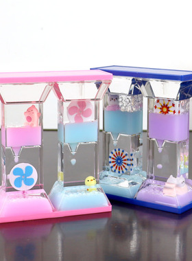 塑料减压沙漏摆件送同学闺蜜生日