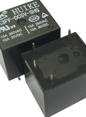 汇科继电器 HK3FF-DC5V/6V/9V/12V/24V-SHG 5脚10A 同HF3FF SRD
