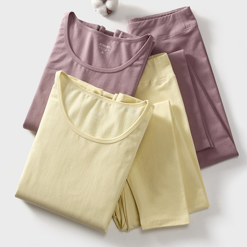 A类新疆棉秋衣秋裤磨毛保暖内衣