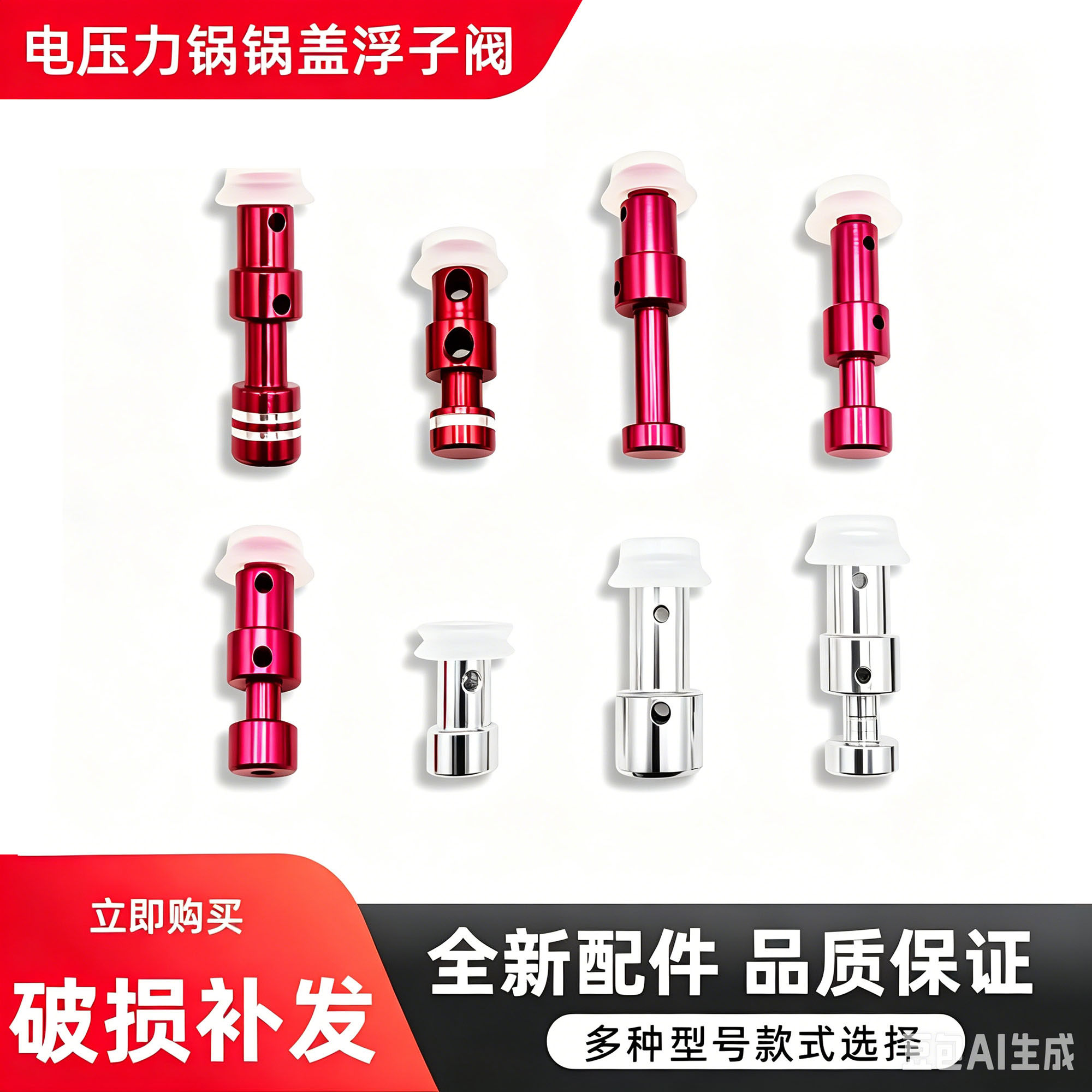 美的电压力锅浮子阀止开阀图片