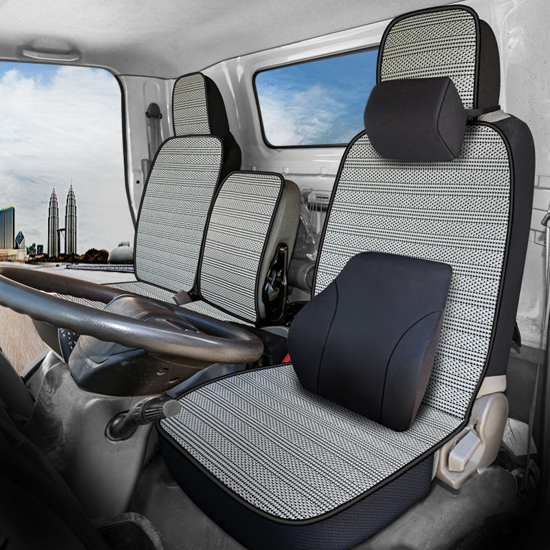 凯马锐航X1X3凯捷M3HM6 4米2单排栏板轻卡货车冰丝座椅套四季坐垫
